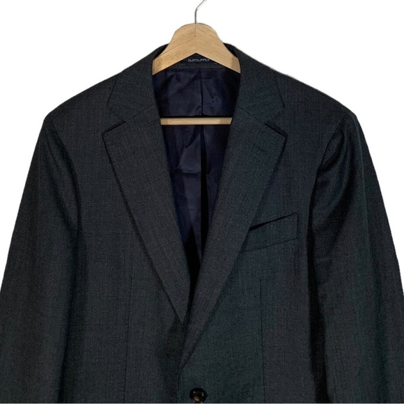 Suitsupply Pure Wool Sienna Single Breast Blazer Size 48R Birds Eye Grey - Picture 3 of 14